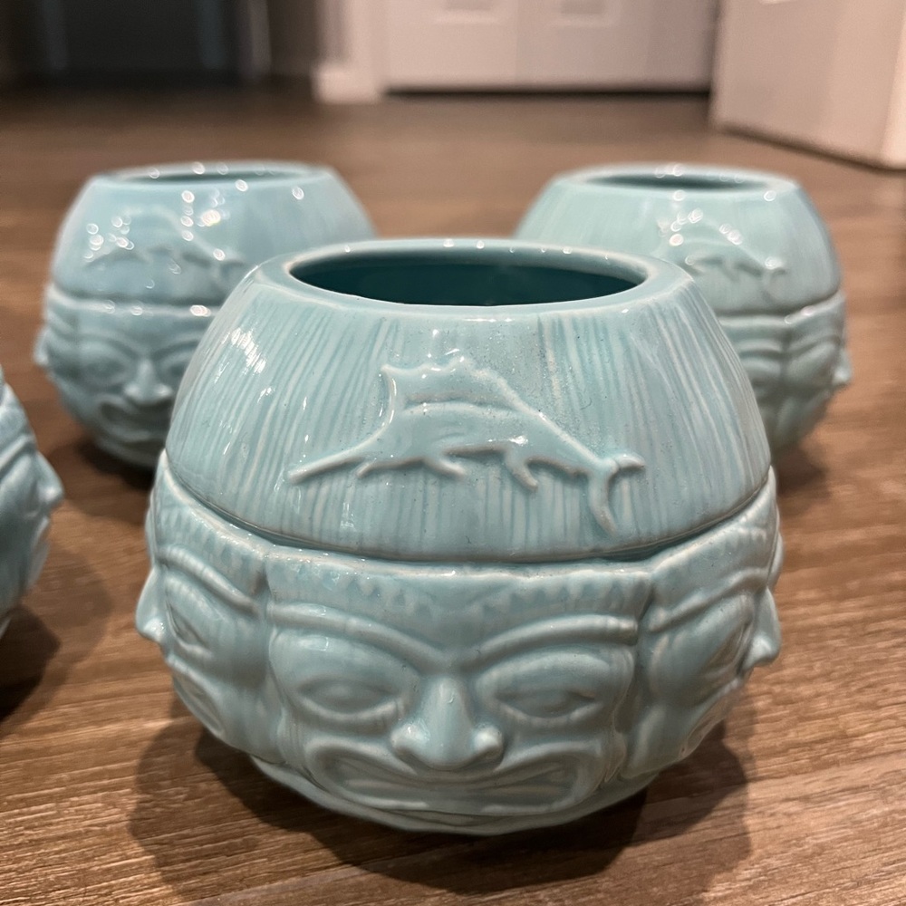 RARE!!! 5 Tommy Bahama Island Idol Tumblers